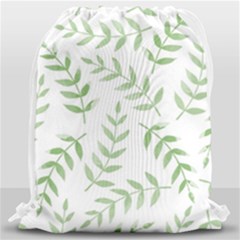 Tropical Pattern Drawstring Bag (large) by Valentinaart