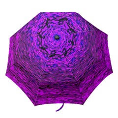 Magenta Waves Flow Series 2 Folding Umbrellas by DimitriosArt
