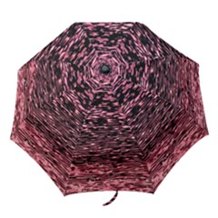 Pink  Waves Flow Series 11 Folding Umbrellas by DimitriosArt