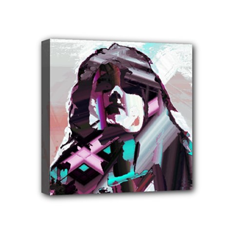 Merlot Lover Mini Canvas 4  X 4  (stretched) by MRNStudios