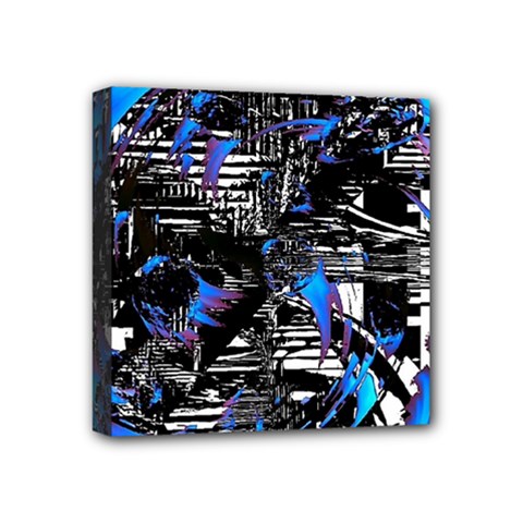 Spin Cycle Mini Canvas 4  X 4  (stretched) by MRNStudios