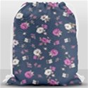 Flowers Pattern Drawstring Bag (Large) View1