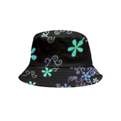 Flowers Pattern Inside Out Bucket Hat (kids) by Sparkle