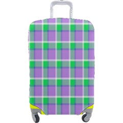 Checks Luggage Cover (large) by Sparkle