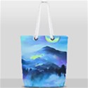 Moon mountains Full Print Rope Handle Tote (Small) View2