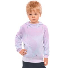 Watercolor Clouds Kids  Hooded Pullover by Littlebird