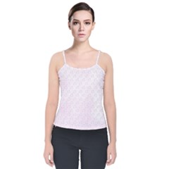 Unicorns Pattern Velvet Spaghetti Strap Top by Littlebird
