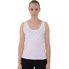 Unicorns Pattern Velvet Tank Top by Littlebird