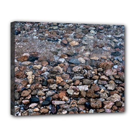 On The Rocks Canvas 14  X 11  (stretched) by DimitriosArt
