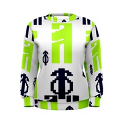 Abstract Pattern Geometric Backgrounds   Women s Sweatshirt by Eskimos