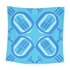 Abstract Pattern Geometric Backgrounds   Square Tapestry (large) by Eskimos