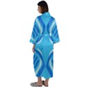 Abstract pattern geometric backgrounds   Maxi Satin Kimono View2