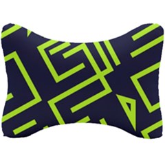 Abstract Pattern Geometric Backgrounds   Seat Head Rest Cushion by Eskimos