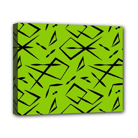 Abstract Pattern Geometric Backgrounds   Canvas 10  X 8  (stretched) by Eskimos