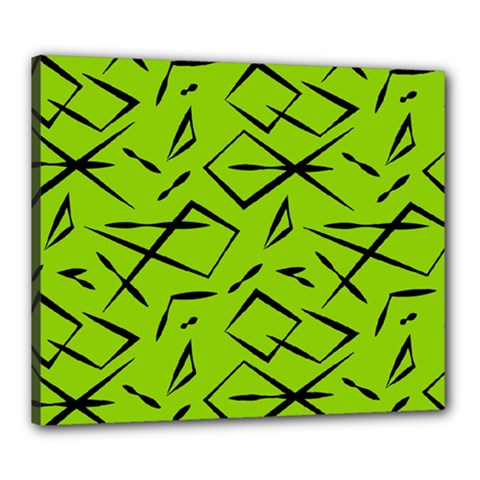 Abstract Pattern Geometric Backgrounds   Canvas 24  X 20  (stretched) by Eskimos