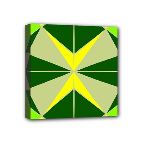Abstract Pattern Geometric Backgrounds   Mini Canvas 4  X 4  (stretched) by Eskimos