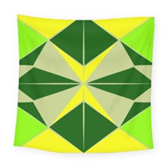 Abstract Pattern Geometric Backgrounds   Square Tapestry (large) by Eskimos
