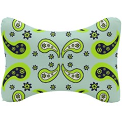 Floral Pattern Paisley Style  Seat Head Rest Cushion by Eskimos