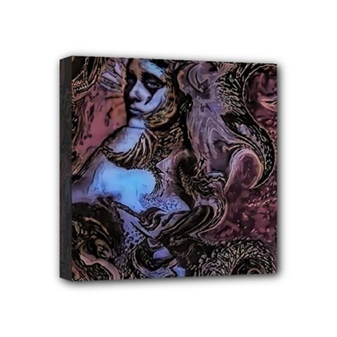 Boho Cthulu Mini Canvas 4  X 4  (stretched) by MRNStudios