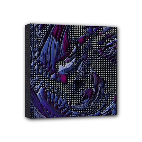 Braille Flow Mini Canvas 4  X 4  (stretched) by MRNStudios