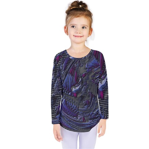 Braille Flow Kids  Long Sleeve Tee by MRNStudios