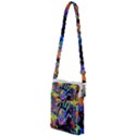 Crazy Multicolored Each Other Running Splashes Hand 1 Multi Function Travel Bag View1