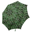 Botanic Camouflage Pattern Hook Handle Umbrellas (Small) View2
