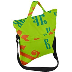 Abstract Pattern Geometric Backgrounds   Fold Over Handle Tote Bag by Eskimos