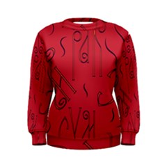 Abstract Pattern Geometric Backgrounds   Women s Sweatshirt by Eskimos