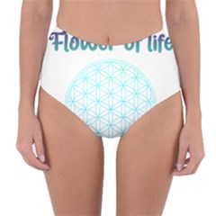Flower Of Life  Reversible High-waist Bikini Bottoms by tony4urban