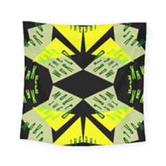Abstract Pattern Geometric Backgrounds   Square Tapestry (small) by Eskimos