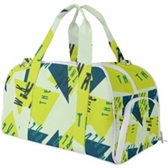 Abstract Pattern Geometric Backgrounds   Burner Gym Duffel Bag by Eskimos