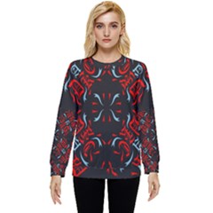 Abstract Pattern Geometric Backgrounds   Hidden Pocket Sweatshirt by Eskimos