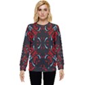 Abstract pattern geometric backgrounds   Hidden Pocket Sweatshirt View1