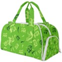 Abstract pattern geometric backgrounds   Burner Gym Duffel Bag View1