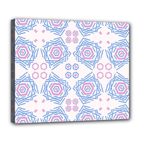 Abstract Pattern Geometric Backgrounds   Deluxe Canvas 24  X 20  (stretched) by Eskimos
