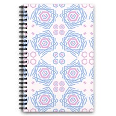 Abstract Pattern Geometric Backgrounds   5 5  X 8 5  Notebook by Eskimos