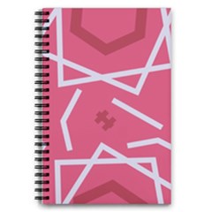 Abstract Pattern Geometric Backgrounds   5 5  X 8 5  Notebook by Eskimos