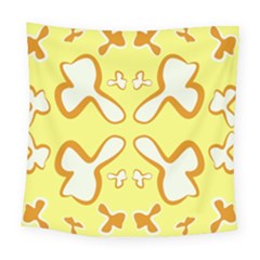 Abstract Pattern Geometric Backgrounds   Square Tapestry (large) by Eskimos