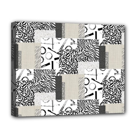 Abstract Pattern Deluxe Canvas 20  X 16  (stretched) by Sparkle