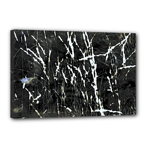 Abstract Light Games 3 Canvas 18  X 12  (stretched) by DimitriosArt