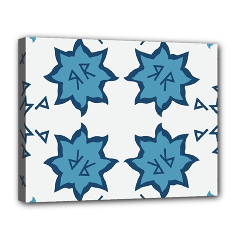 Abstract Pattern Geometric Backgrounds   Canvas 14  X 11  (stretched) by Eskimos