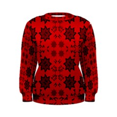 Abstract Pattern Geometric Backgrounds   Women s Sweatshirt by Eskimos