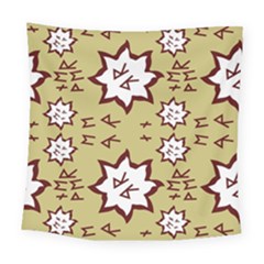 Abstract Pattern Geometric Backgrounds   Square Tapestry (large) by Eskimos