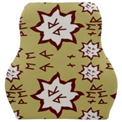 Abstract Pattern Geometric Backgrounds   Car Seat Velour Cushion  by Eskimos