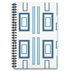 Abstract Pattern Geometric Backgrounds   5 5  X 8 5  Notebook by Eskimos