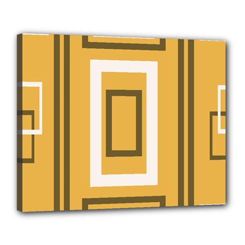 Abstract Pattern Geometric Backgrounds   Canvas 20  X 16  (stretched) by Eskimos