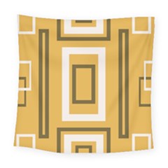Abstract Pattern Geometric Backgrounds   Square Tapestry (large) by Eskimos
