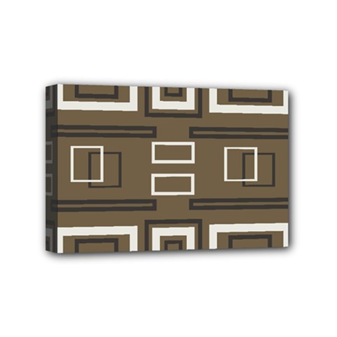 Abstract Pattern Geometric Backgrounds   Mini Canvas 6  X 4  (stretched) by Eskimos