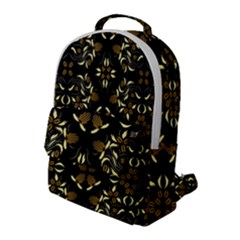 Folk Flowers Print Floral Pattern Ethnic Art Flap Pocket Backpack (large) by Eskimos